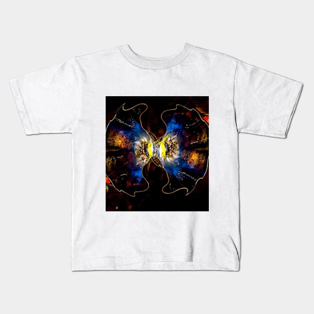 ornamental space Kids T-Shirt by nasib